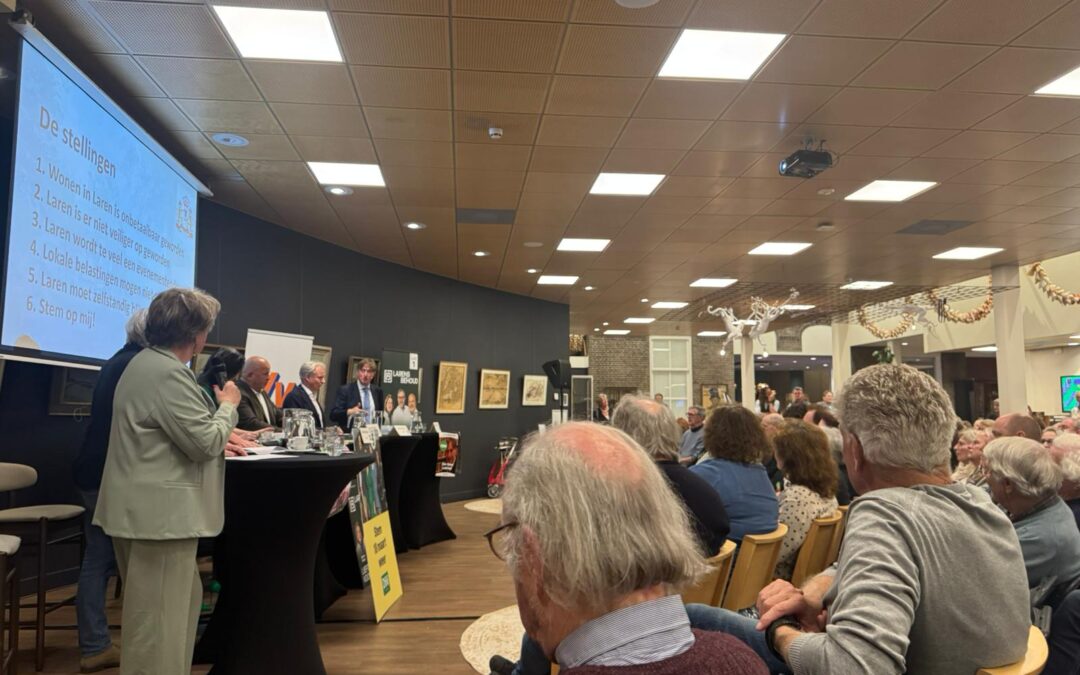 Groen Laren kijkt terug op debatavond